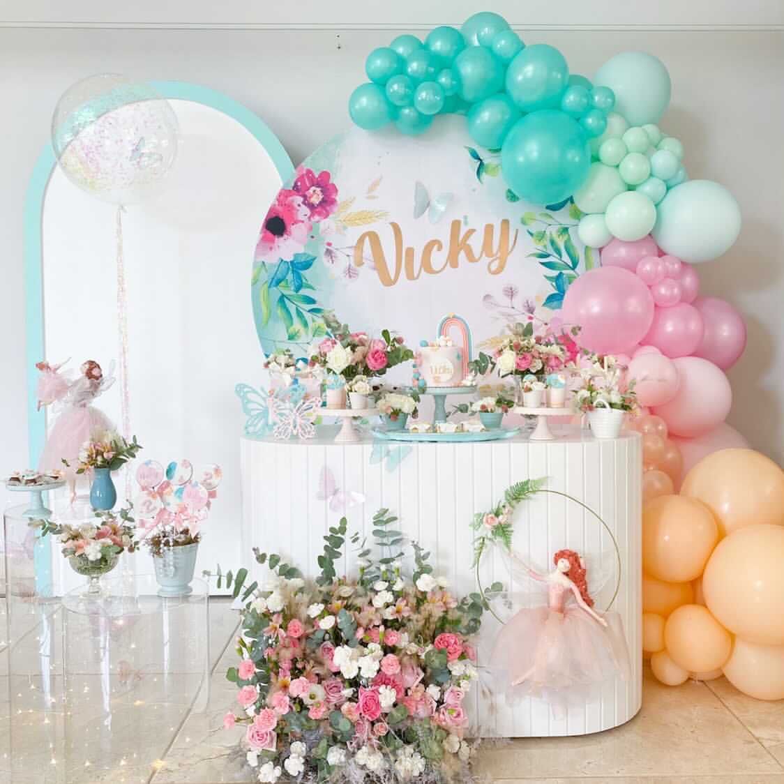 blog vittamina decoração aniversário infantil party decor kids princess  aniversario de princesa ideias para aniversario de menina aniversario em  casa bolo de princesa arco de balões