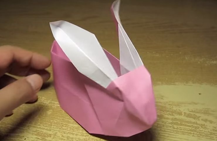 Origami em Formato de Coelhinho!!