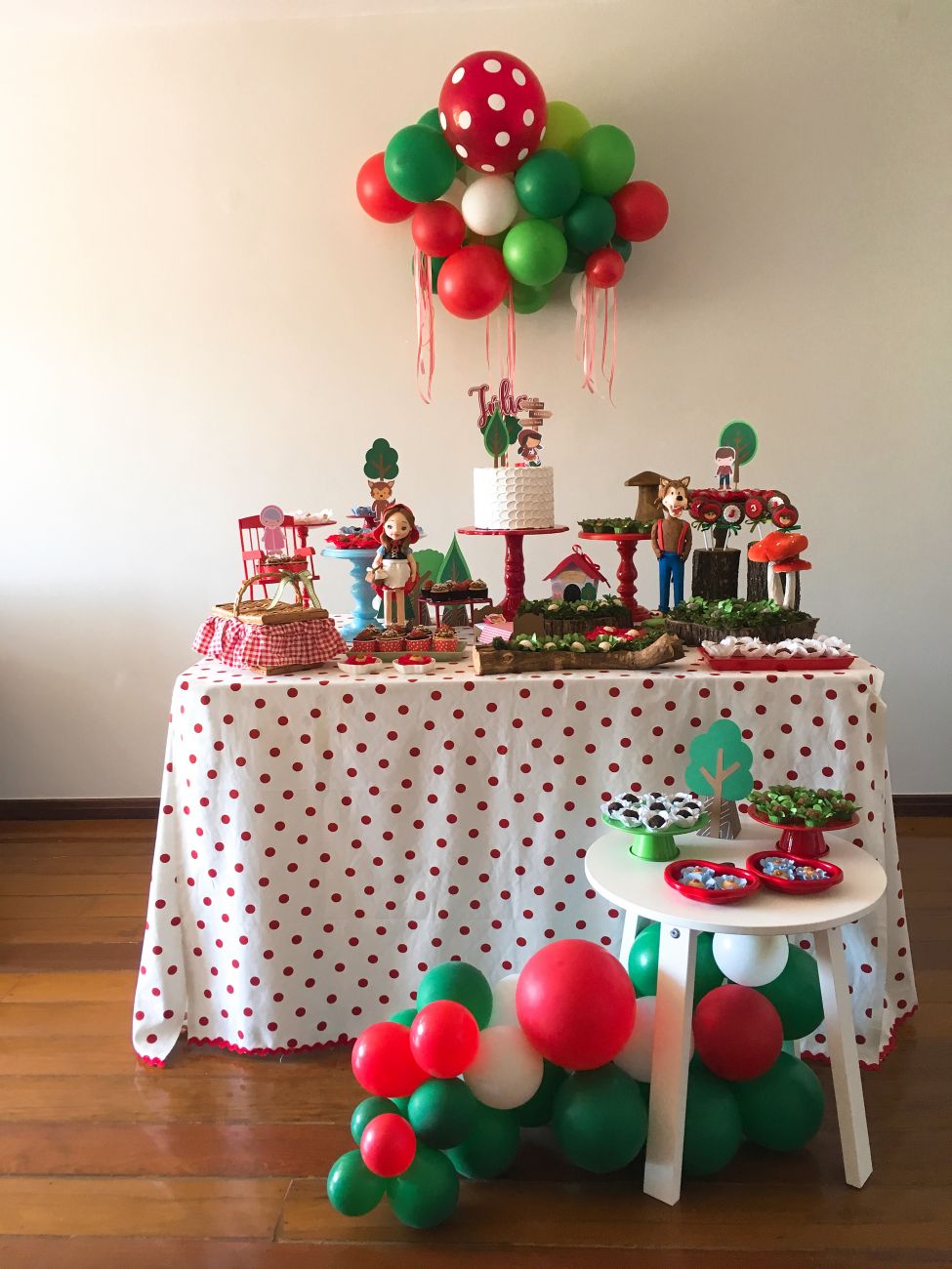 Idéias lindas para decoração de festa Chapeuzinho vermelho (Bolos