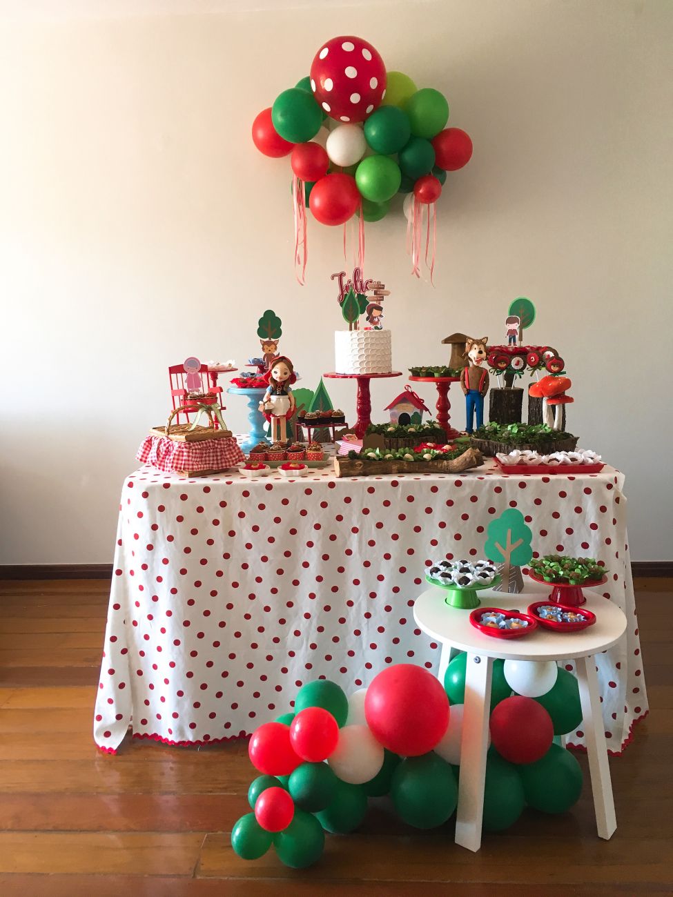 Chapeuzinho vermelho  Festa infantil chapeuzinho vermelho, Bolo da chapeuzinho  vermelho, Decoraçao chapeuzinho vermelho